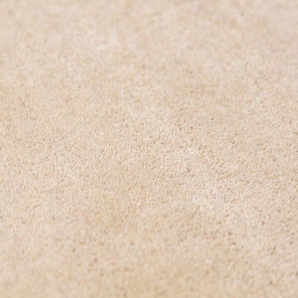 Wełniany okrągły dywan tkany ręcznie w naturalnym kolorze ø 180 cm Leo Scallop – Flair Rugs