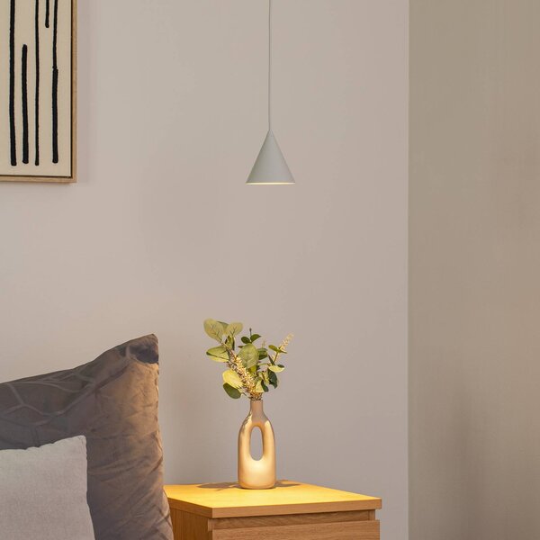 Lampa wisząca ZENITH Nowodvorski Lighting, możliwość ściemniania, aluminiowy / szary / cynkowy, salon / jadalnia, metal, nowoczesny
