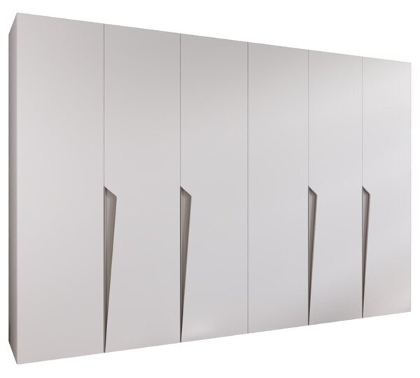Szafa uchylna otwierana Piano 1 300 (2x150) wys. 202 cm biaÅy + u. kaszmir