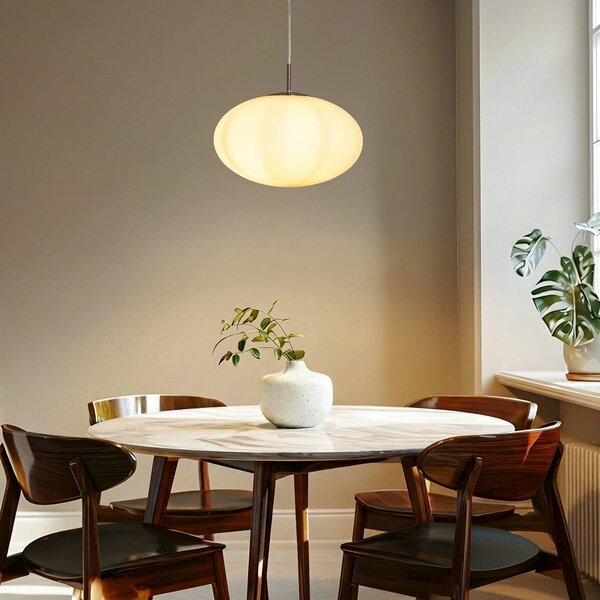 Lampa wisząca szklana Sonika Lindby, możliwość ściemniania, salon / jadalnia
