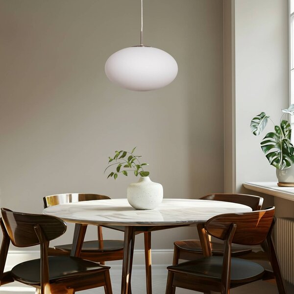 Lampa wisząca szklana Sonika Lindby, możliwość ściemniania, salon / jadalnia