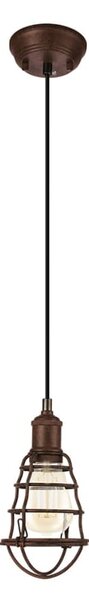 EGLO Lampa wisząca PORT SETON, 60 W, antyczny brązowy, 49809