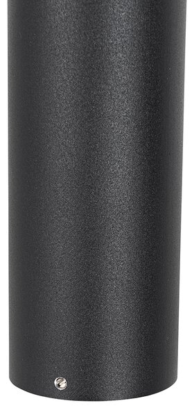 Stojąca lampa zewnętrzna czarna 50 cm regulowana - Duo
