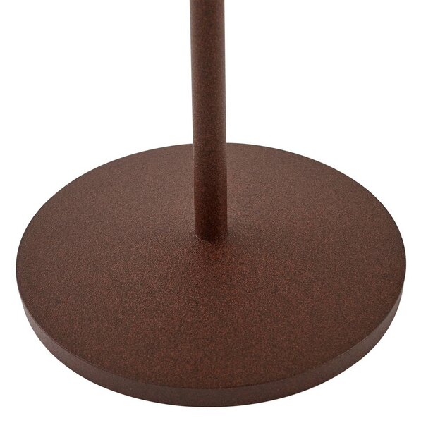 Lindby Lampa stołowa LED Arietty, brązowa, ściemniana, IP65 Arietty Lindby, możliwość ściemniania, brązowy / rdzawy, salon / jadalnia, aluminium, nowoczesny