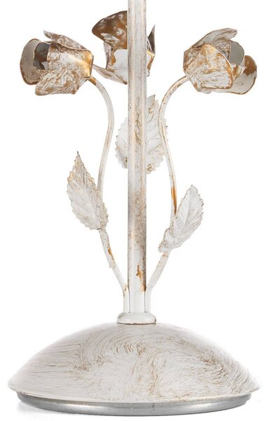 Lampa stołowa Carolina ONLI, biały / opal, salon / jadalnia, metal, florentyński