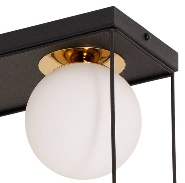 Lampa sufitowa Aroma SIGMA, możliwość ściemniania, czarny, przedpokój, metal, nowoczesny