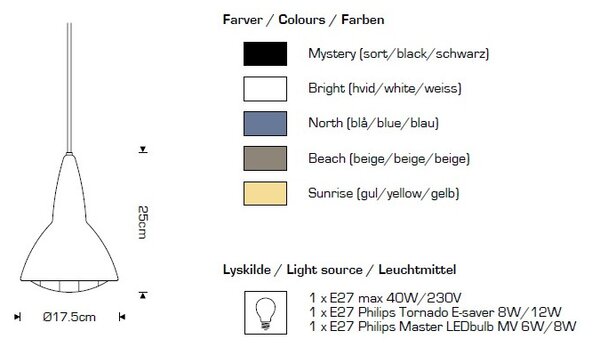 Cph Lighting - Grid Lampa Wisząca Beżowa