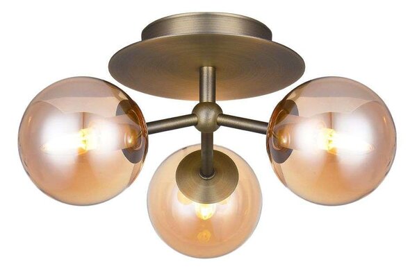 Halo Design - Atom Trio Lampa Sufitowa Antique Brass