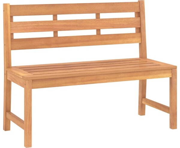 Ławka ogrodowa, 114 cm, lite drewno tekowe