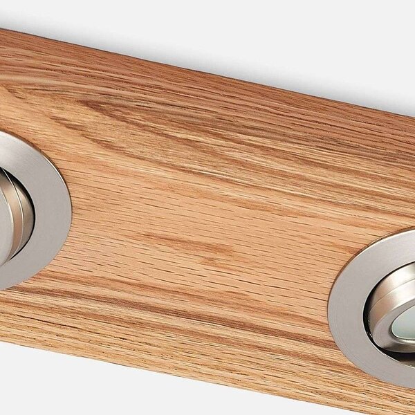 Lindby - Mikari 3 LED Lampa Sufitowa Wood