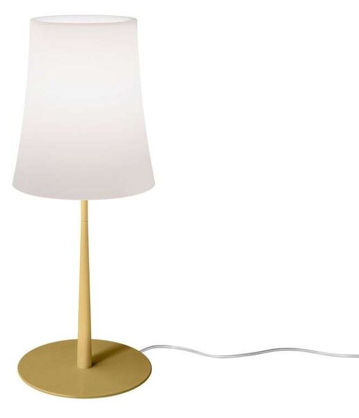 Foscarini - Birdie Easy Grande Lampa Stołowa Żółta Opalizowana