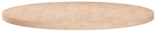 Okrągły blat do stolika, Ø70x2,5 cm, surowe drewno dębowe