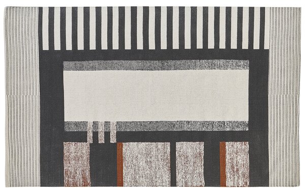 Dywan wielokolorowy skandynawski ręcznie tkany bawełniany 140 x 200 cm Kakinada Beliani