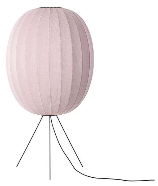 Made By Hand - Knit-Wit 65 Wysoka Oval Lampa Podłogowa Medium Light Pink Made By Hand
