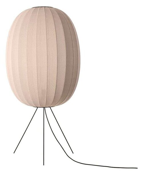 Made By Hand - Knit-Wit 65 Wysoka Oval Lampa Podłogowa Medium Sand Stone