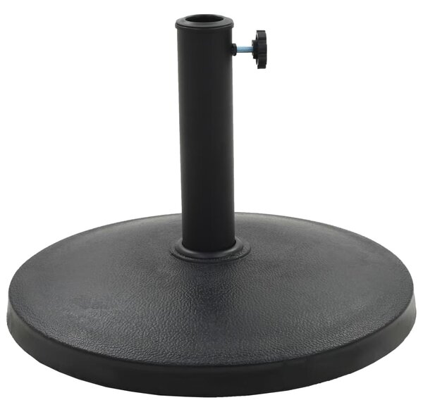 Podstawa pod parasol ogrodowy, okrągła, żywica, 10 kg, czarna