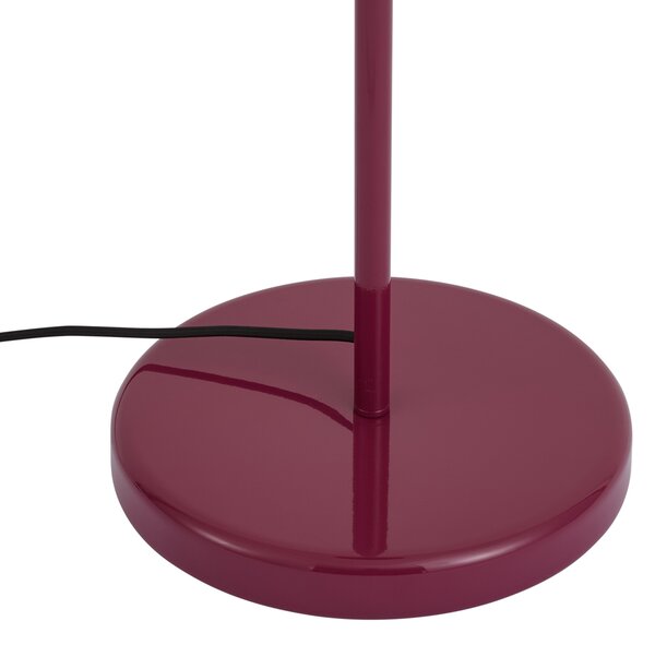 Lampa podłogowa retro śliwkowa 140 cm - Ophelia