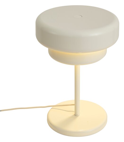 Lampa stołowa retro beżowa 41cm - Ophelia