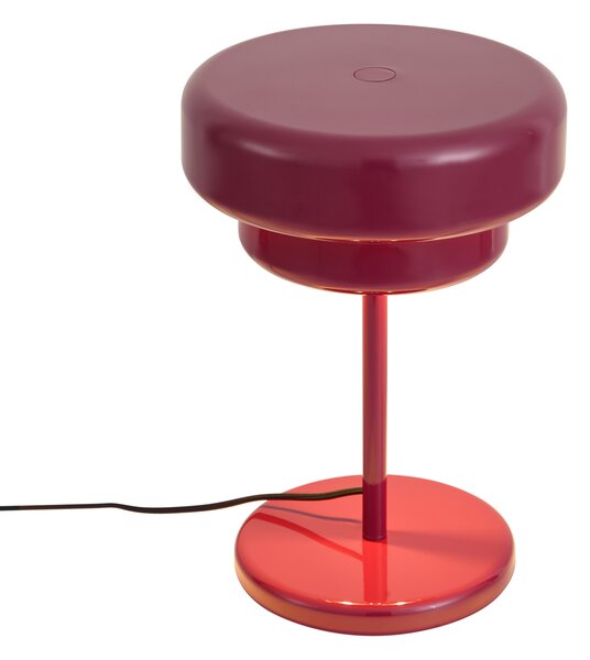 Lampa stołowa retro śliwkowa 41cm - Ophelia