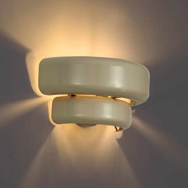 Retro Lampa Ścienna Beżowa - Ophelia