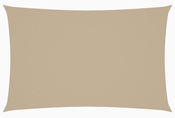 Prostokątny żagiel ogrodowy, tkanina oxford, 2x4,5 m, beżowy