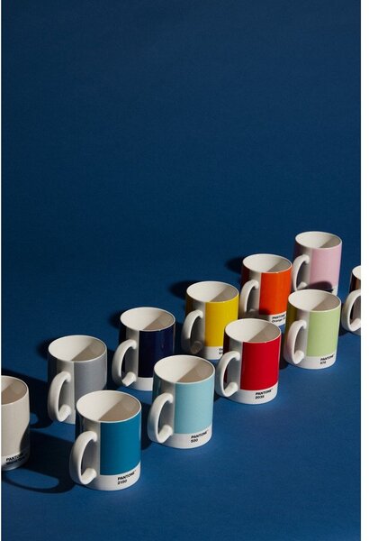 Żółty porcelanowy kubek 375 ml Yellow 012 – Pantone