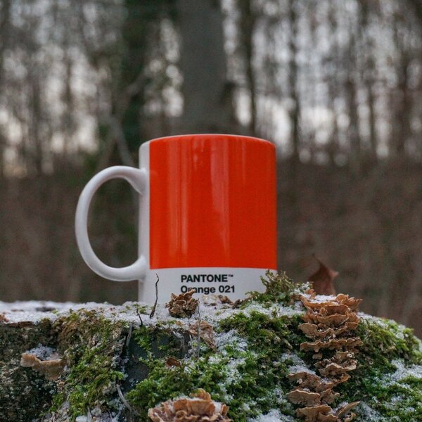 Pomarańczowy porcelanowy kubek 375 ml Orange 021 – Pantone