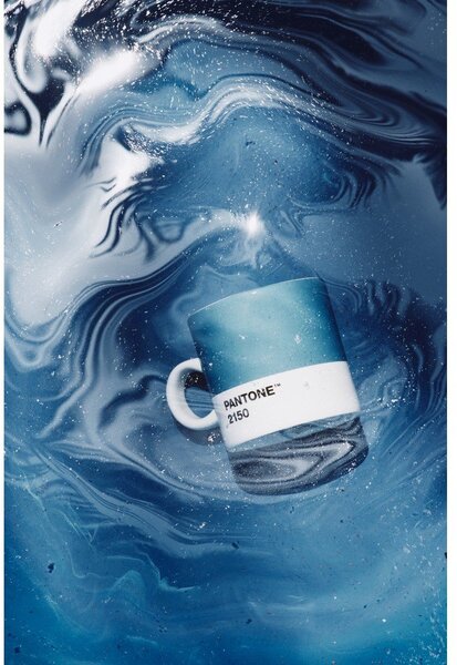 Niebieska porcelanowa filiżanka na espresso 120 ml Blue 2150 – Pantone