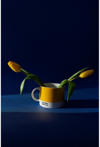 Żółty porcelanowy kubek 475 ml Yellow 012 – Pantone