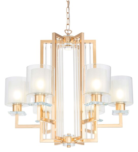 LAMPA WISZĄCA NOWOCZESNA ZŁOTA MANHATTAN