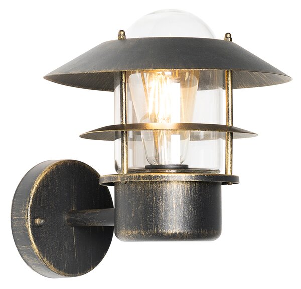 Zewnetrzna Vintage buitenwandlamp antiek goud IP44 - Prato Oswietlenie zewnetrzne