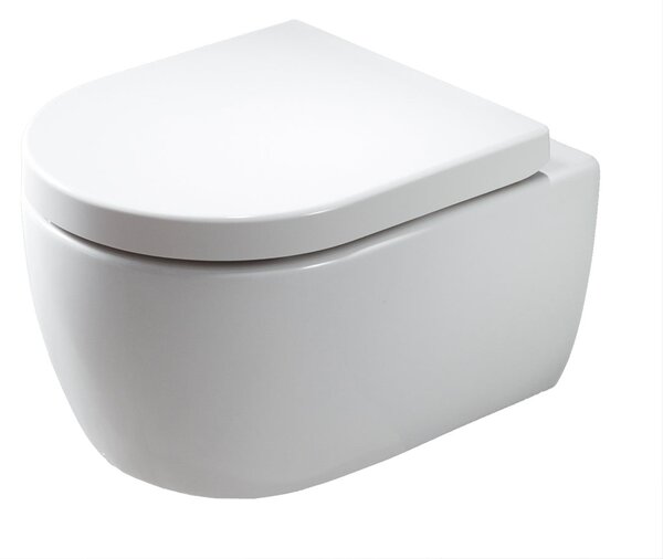 Miska WC wisząca lejowa bezkołnierzowa NT2039