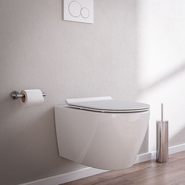 Miska WC wisząca bezkołnierzowa B-8030R