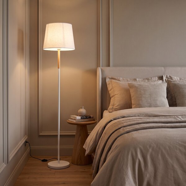LAMPA STOJĄCA PODŁOGOWA BIAŁA TIRO