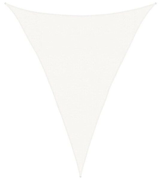 Żagiel przeciwsłoneczny, 160 g/m², biały, 3x4x4 m, hdpe