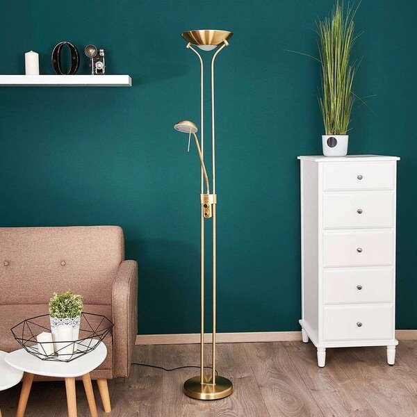 Lindby - Josefin LED Lampa Podłogowa Brass