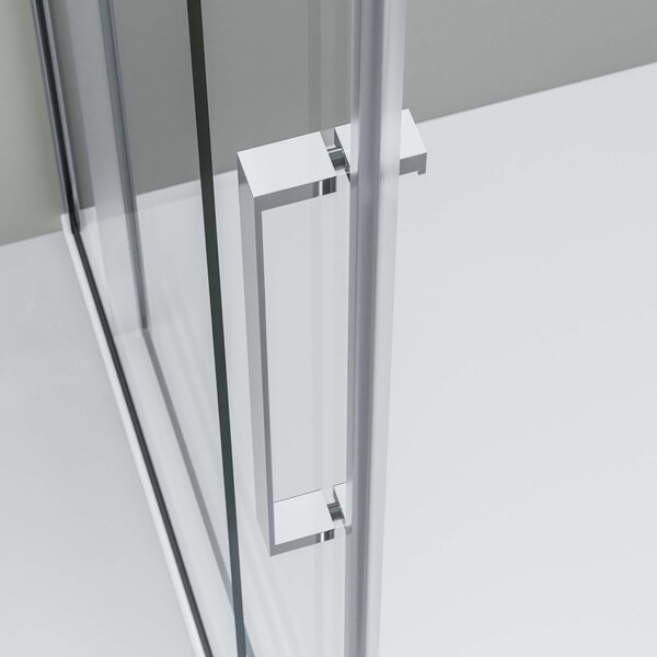 Drzwi prysznicowe przesuwne Soft-Close ze ścianką DX906 FLEX