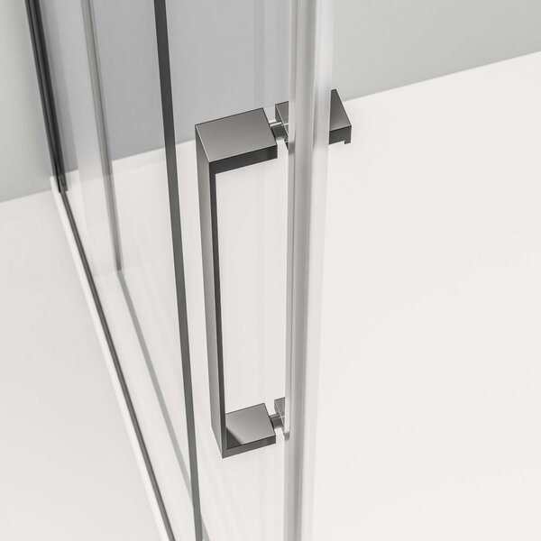 Drzwi prysznicowe przesuwne ze ścianką Soft-Close DX906 FLEX