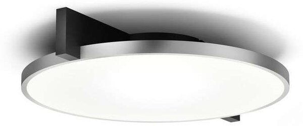 Light-Point - Inlay Round C2 Lampa Sufitowa Matt Black/Satin Silver