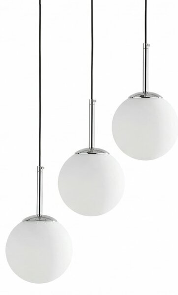 NOWOCZESNA POTRÓJNA LAMPA CHROMOWANA FREDICA W3