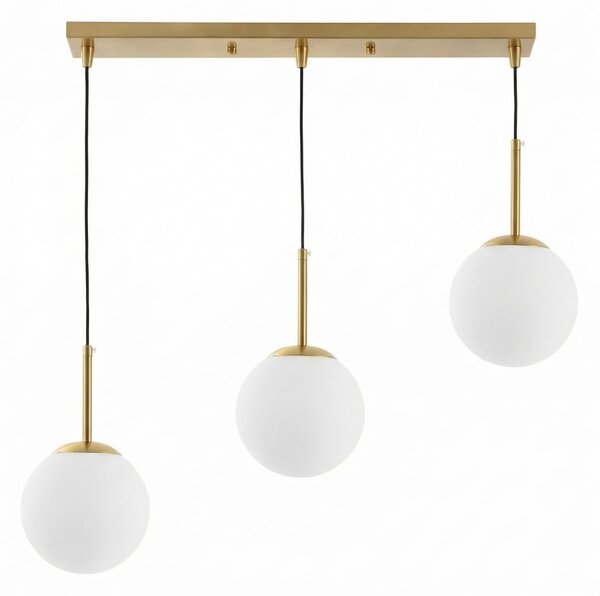 NOWOCZESNA POTRÓJNA LAMPA MOSIĘŻNA FREDICA W3 PRO