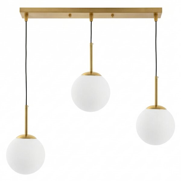NOWOCZESNA POTRÓJNA LAMPA MOSIĘŻNA FREDICA W3 PRO