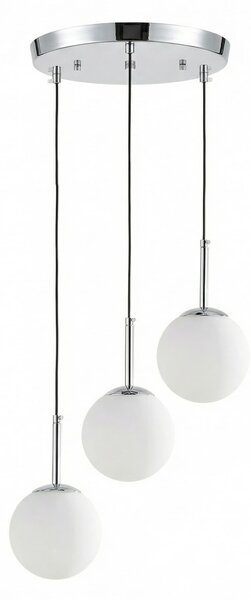 NOWOCZESNA POTRÓJNA LAMPA CHROMOWANA FREDICA W3