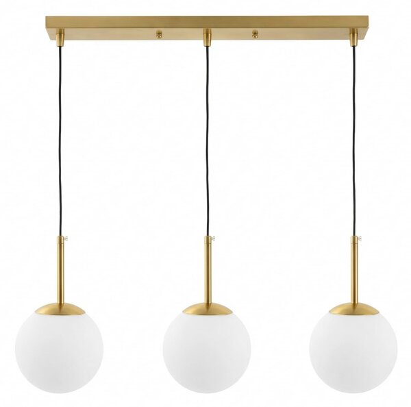NOWOCZESNA POTRÓJNA LAMPA MOSIĘŻNA FREDICA W3 PRO