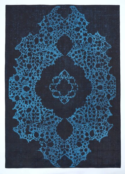 Dywan łatwoczyszczący Carpet Decor Ornament Blue