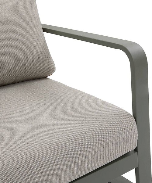 Zestaw aluminiowy ISABELLA dla 5 osób (oliwkowy)
