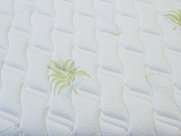 Materac z piany pamięciowej z pokrowcem zawierającym aloes Libra Fresh 3.0, 140x200 cm