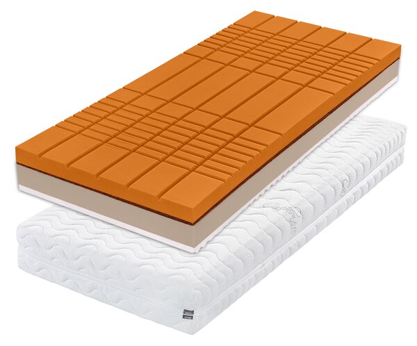 Materac medyczny Romance Kashmir 20 + 2x poduszka Leniwiec GRATIS, 200x200 cm