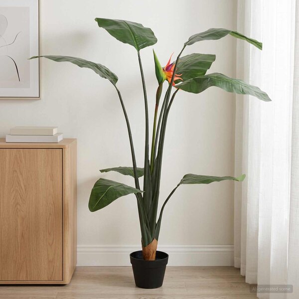 Sztuczna roślina Strelitzia zielony 70 x 18 x 155 cm
