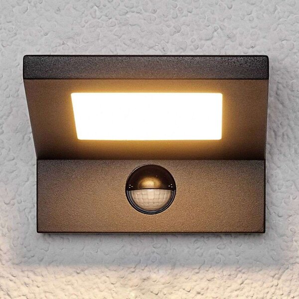 Lucande - Levvon LED Ogrodowe Lampa Ścienna w/Sensor Graphite